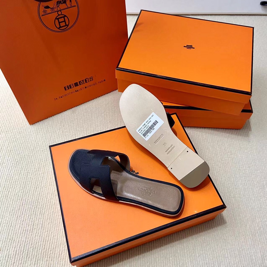 에르메스 올수공 오란 슬리퍼 샌들 앱송 48